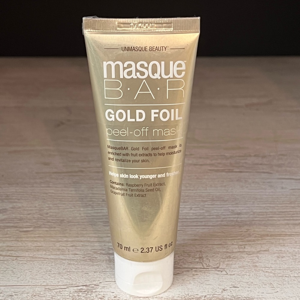 Masque Bar Rose Gold Foil Peel-Off Mask NEW